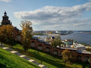 В ноябре стена Нижегородского кремля перейдет на зимний режим